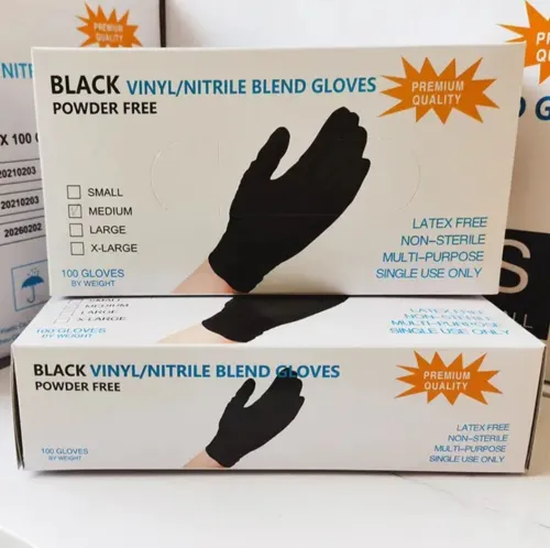 Gant vinyl nitrile noir