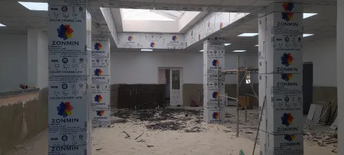Mur redeu et alicobond  