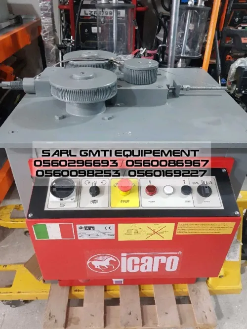 Cintreuse icaro italy , cintreuse de fer electrique 34mm , spéraleuse cal34 , coudeuse de fer rond