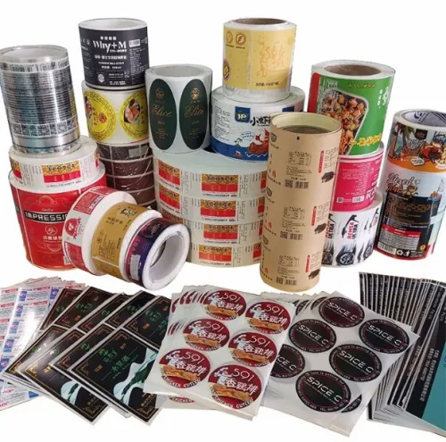 Etiquettes autocollantes impression flexo