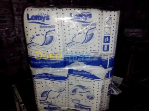 Production serviette doit couche mater