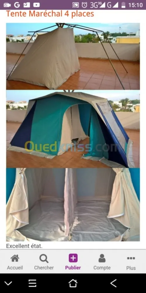 vente article de camping et pêche(kaba