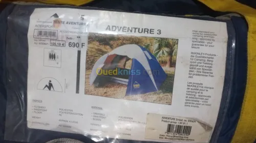vente article de camping et pêche(kaba