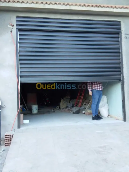 rideaux metallique electrique 