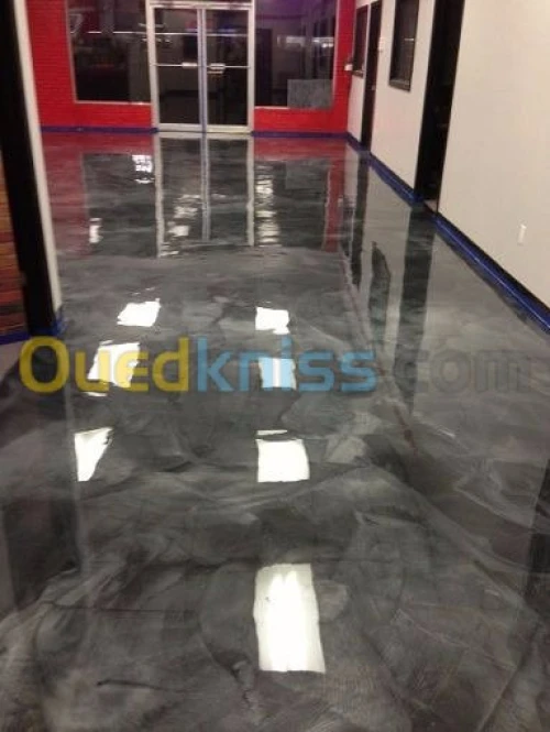 Revêtement de sol en Epoxy floors 3D