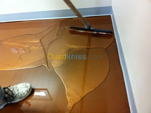 Revêtement de sol en Epoxy floors 3D