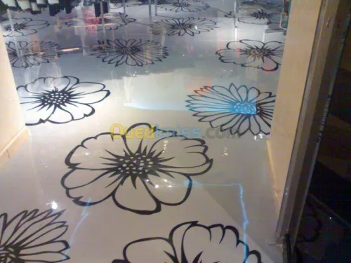 Revêtement de sol en Epoxy floors 3D