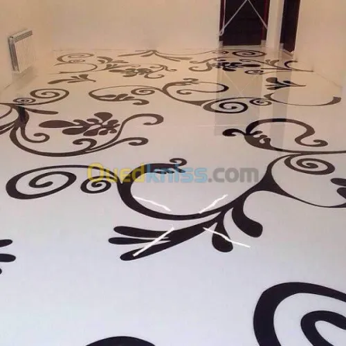 Revêtement de sol en Epoxy floors 3D