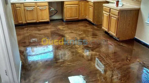 Revêtement de sol en Epoxy floors 3D
