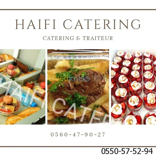 TRAITEUR HAIFI/ BLIDA CATERING/COFFRET