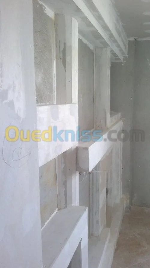 Travaux de placoplatre & PVC