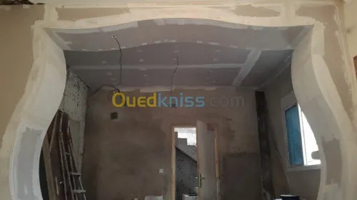 Travaux de placoplatre & PVC
