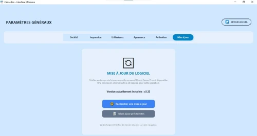 Logiciel de Gestion de Caisse et de Stock
