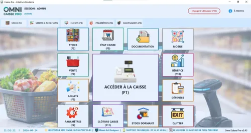 Logiciel De gestion Commercial " OMNI CAISSE PRO "