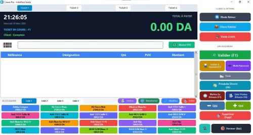 Logiciel de Gestion de Caisse et de Stock