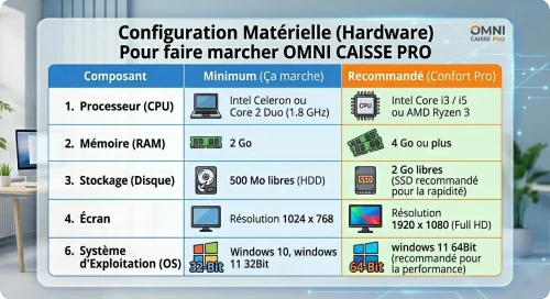 Logiciel De gestion Commercial " OMNI CAISSE PRO "