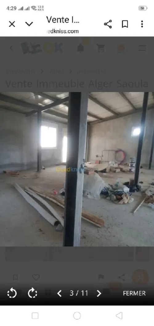 Location Immeuble Alger Saoula