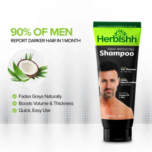 Herbishh Gray Reducing Shampoo- Anti Grey Hair