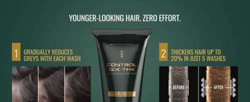 Just for Men Control GX + THK Thickening Shampoo Anti Grey Hair