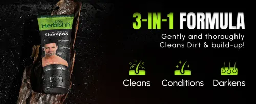 Herbishh Gray Reducing Shampoo- Anti Grey Hair
