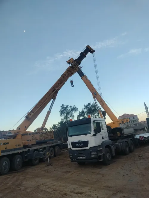 Location port engin jusqu'à 120 tonne