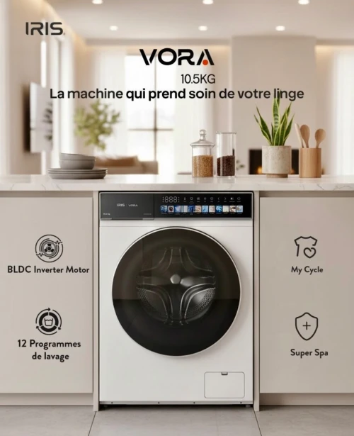 MACHINE À LAVER IRIS VORA 10.5 KG