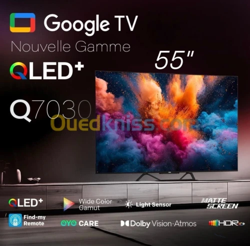 TV IRIS 55" QLED+ Q7030 4K GOOGLE TV ANDROID