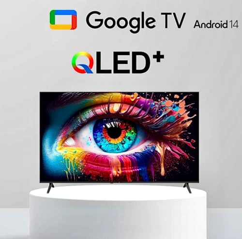 IRIS 60" QLED+ Q7020 GOOGLE TV 4K 120 HZ UHD SMART ANDROID 14 60 pouces