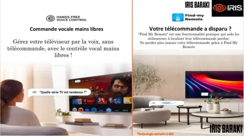 TV IRIS 65" QLED+ Q7030 GOOGLE TV 120 HZ 4K UHD SMART ANDROID  65 POUCES