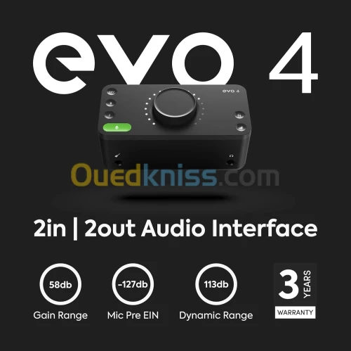 Carte Son Audient - EVO 4 