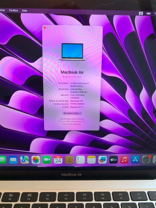 macbook air 2020 intel i5 512gb