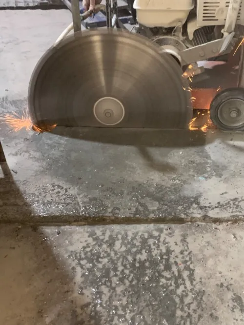 Sciage De Béton Armé Au Disque