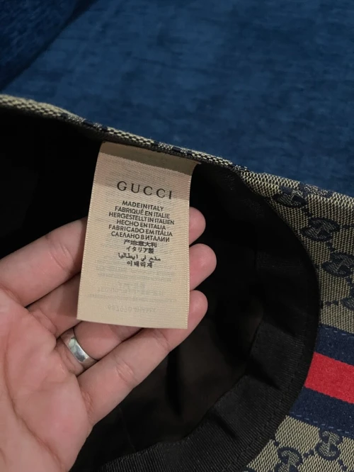 Les casquettes Gucci
