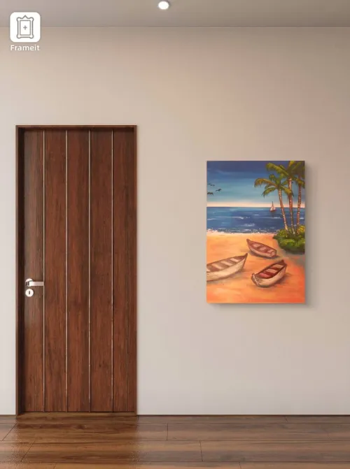 Tableau artistique dessiné a main