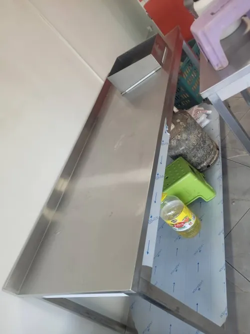 2 Table inox
