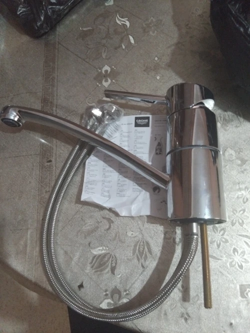 Mitigeur lavabo chrome européen 