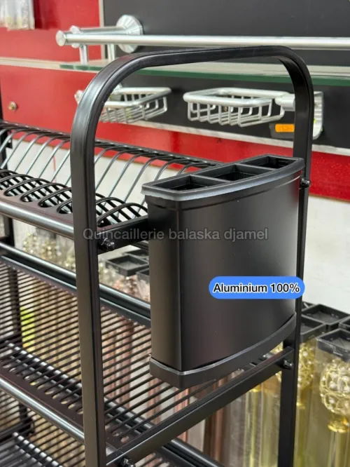 Égouttoir de cuisine inox et aluminium de luxe