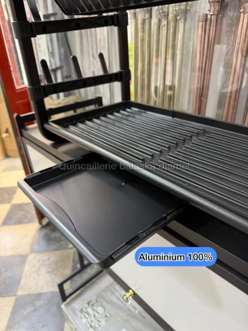 Égouttoir de cuisine inox et aluminium de luxe