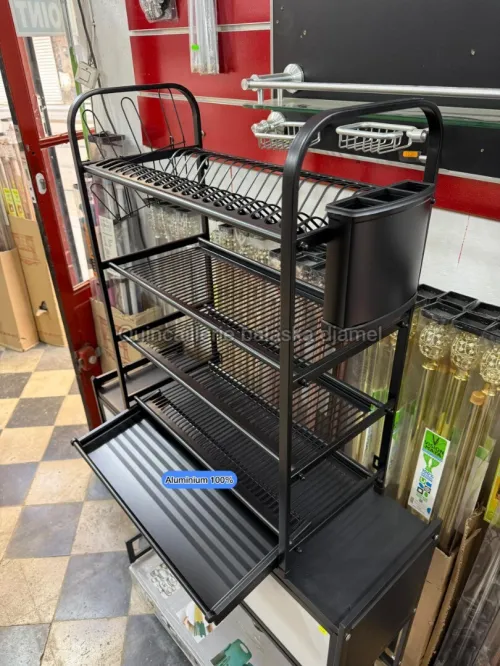 Égouttoir a vaisselle de luxe aluminium et inox