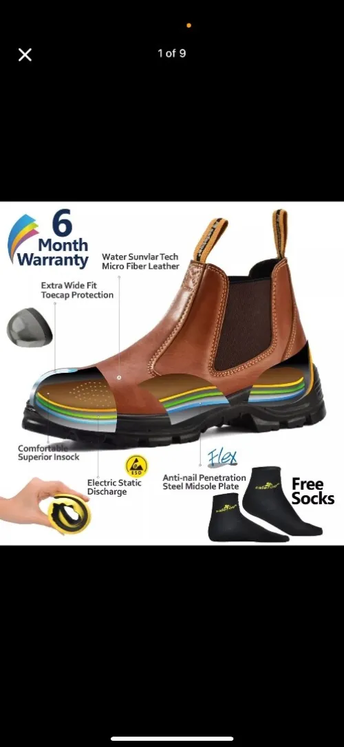bottes de travail SafeToe 