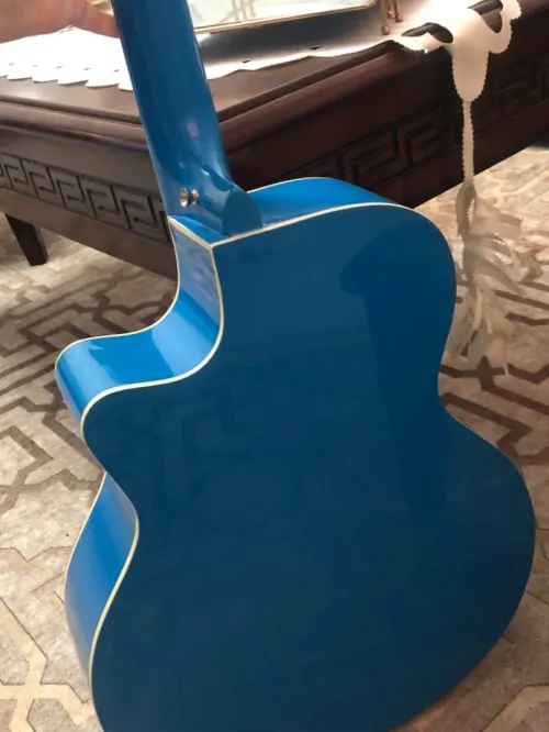 Guitare acoustique blue Semtoni