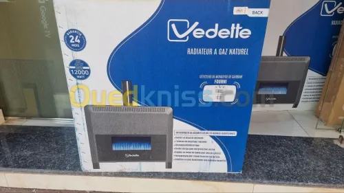 Radiateur Vedette Gaz Naturel 12KW, Garantie