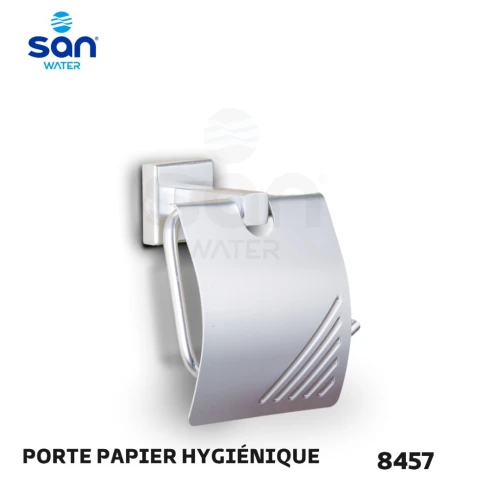 'ACCESSOIRES DE SALLE DE BAIN EN ALUMINUM  - 8 PIÈCES SÉPARÉES  - INOXYDABLE DE LA MARQUE SAN WATER