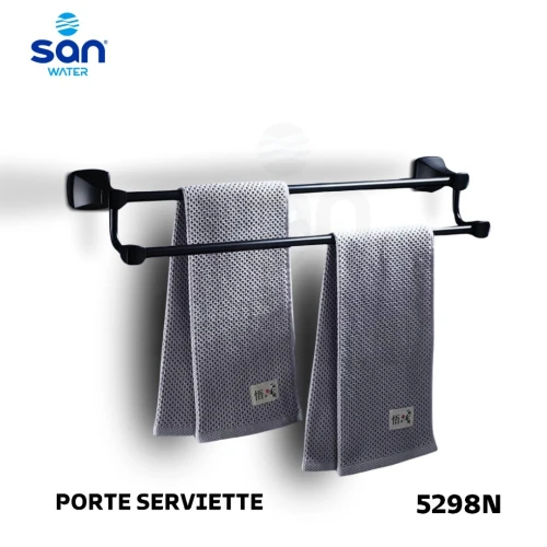ACCESSOIRES DE SALLE DE BAIN EN ALUMINUM - 8 PIÈCES SÉPARÉES - INOXYDABLE DE LA MARQUE SAN WATER