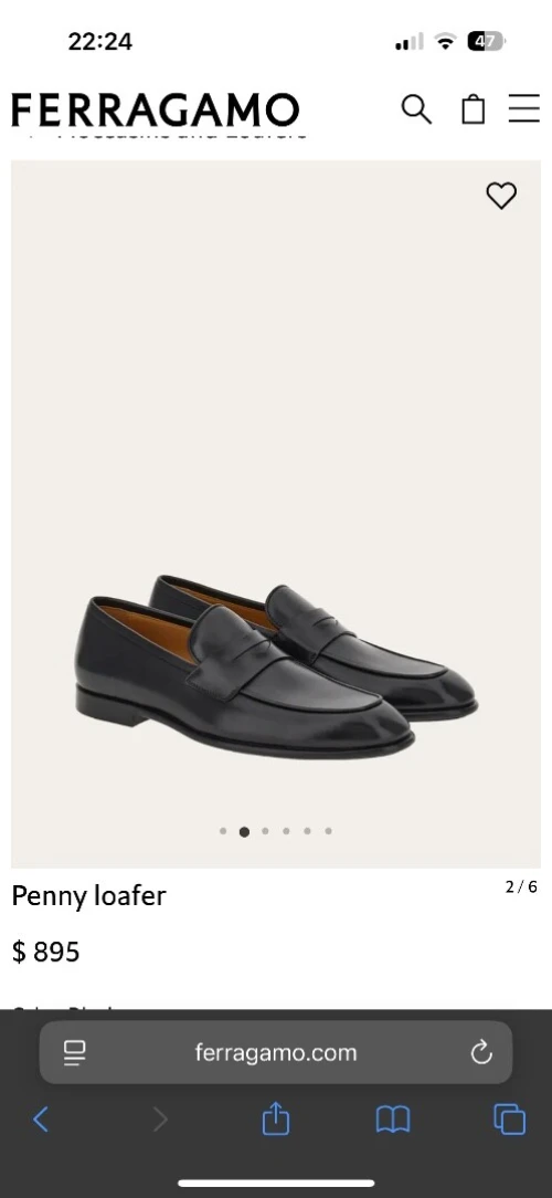 Chaussures Penny loafer