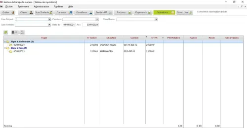 logiciel de gestion du transport de marchandises