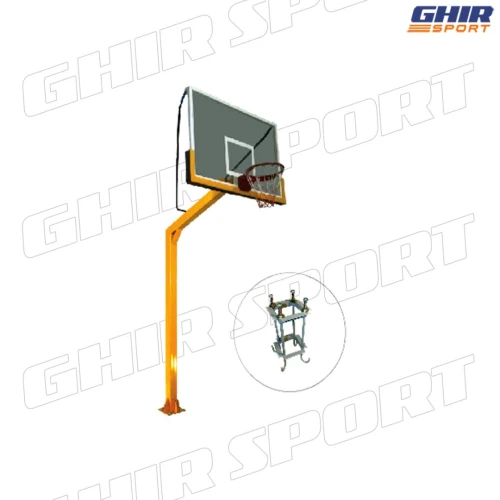POTEAU DE BASKET BALL EXTERIEUR FIXE 3.05 | 01394
