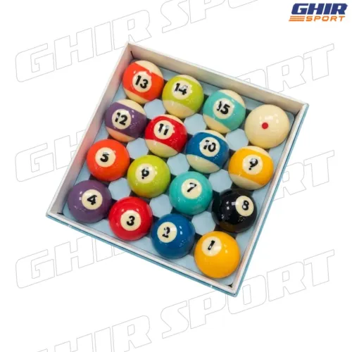 Jeu de billes ou Boules de billard Euler en résine - Diamètre 57 mm | 01446