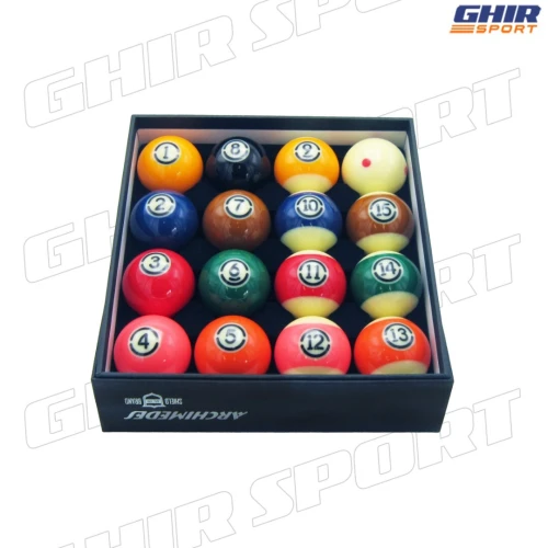 JEUX DE BOULE BILLARD ARCHIMEDES PROFESSIONNEL 57MM | 01183