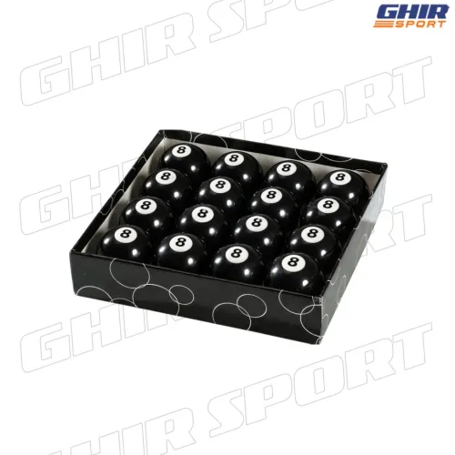 BOULE NOIR BILLARD 57 MM | 01291